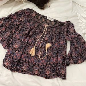 Nectar clothing off the shoulder top